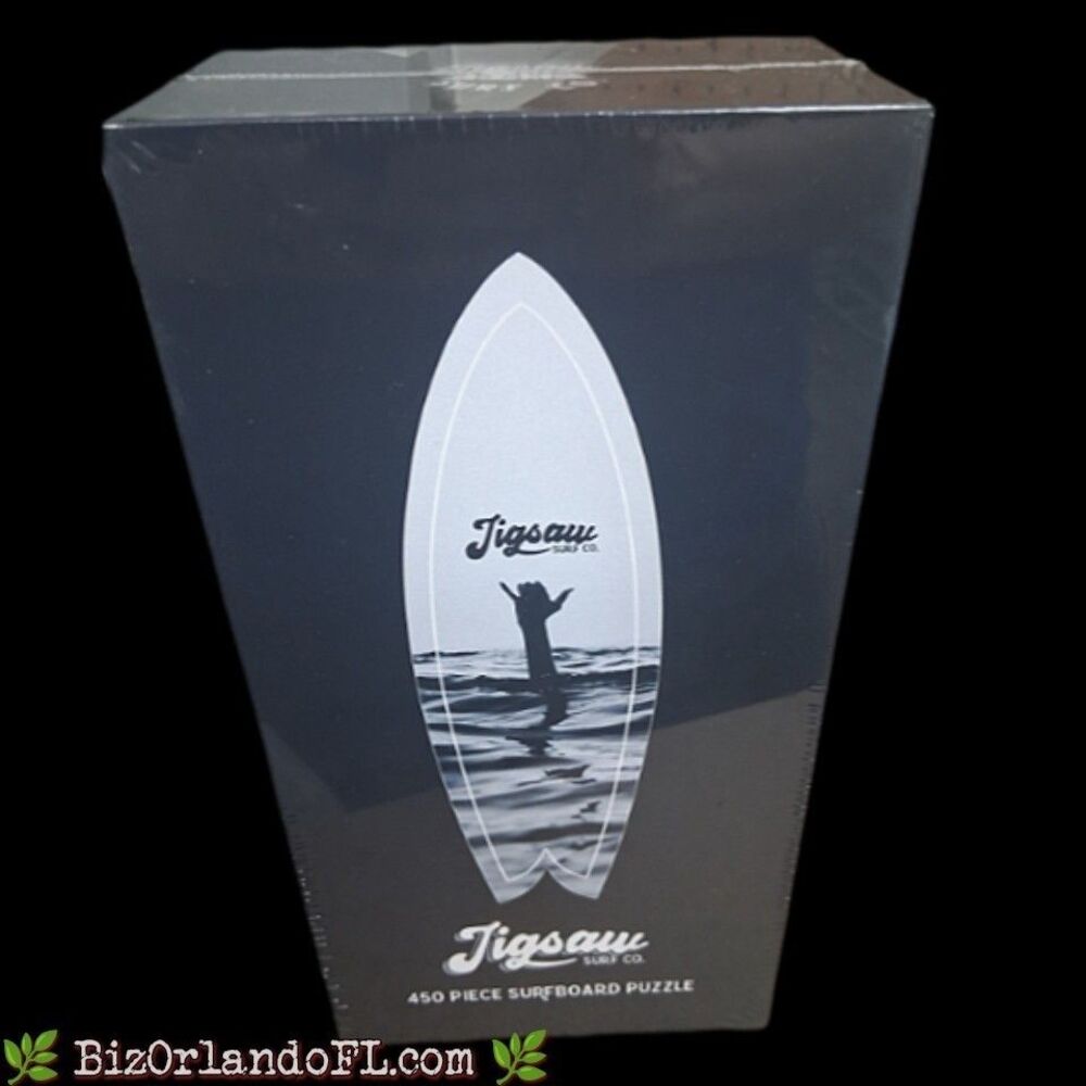 Jigsaw Surf Co. 450-Piece Surfboard Puzzle | Seascape Collection "Shaka" Design